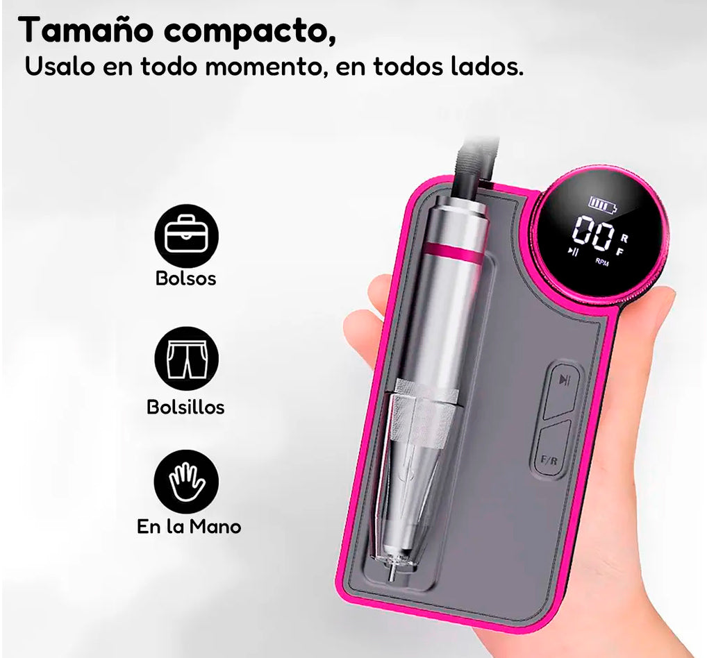 Lapiz Torno Uñas Gel Pedicura Manicura Profesional 35000rpm