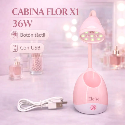 Cabina Lámpara Uv Led 36 Watts Uñas Esculpidas Eloíse Usb