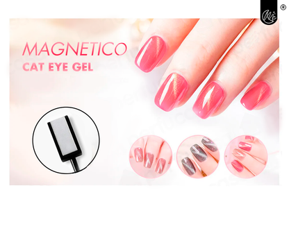 Esmaltes Uñas Gelificadas Efecto Cat Eye Ojo Gato Espejo X6