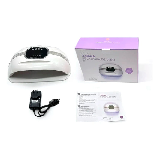 Cabina Lámpara Uv Led L6 268watts City Girl Diseño Strass