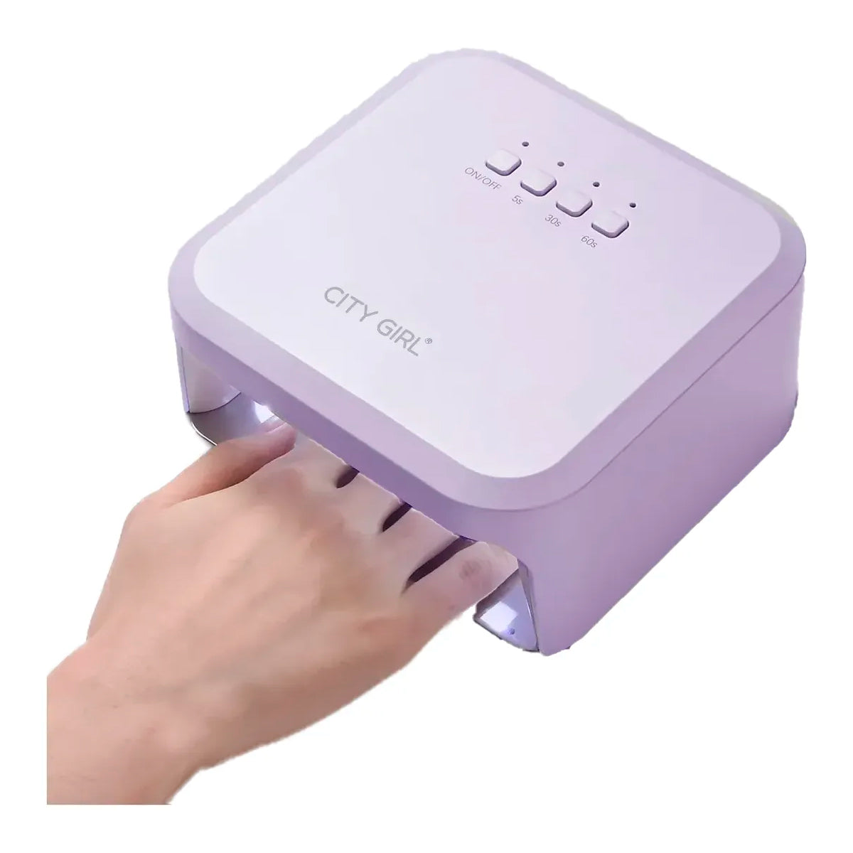 Cabina Lámpara Uv Led 48w City Girl Uñas Gelificadas