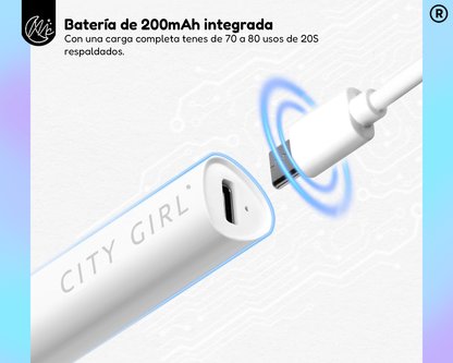 Lampara Cabina Uv Led Inalámbrica Profesional City Girl Soft Gel
