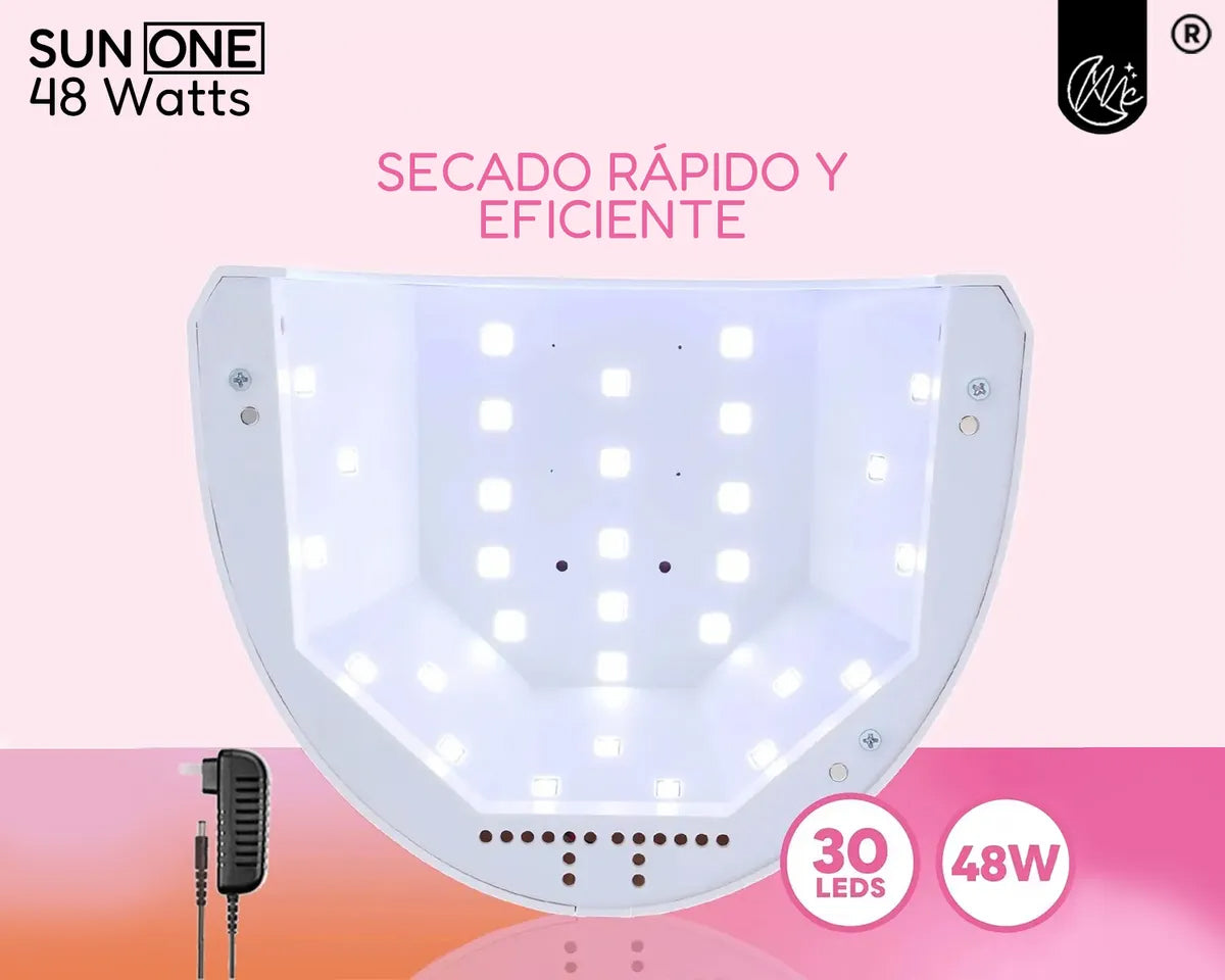 Kit Manicura Uñas Semipermanentes Polygel 29u Cabina Uv Led