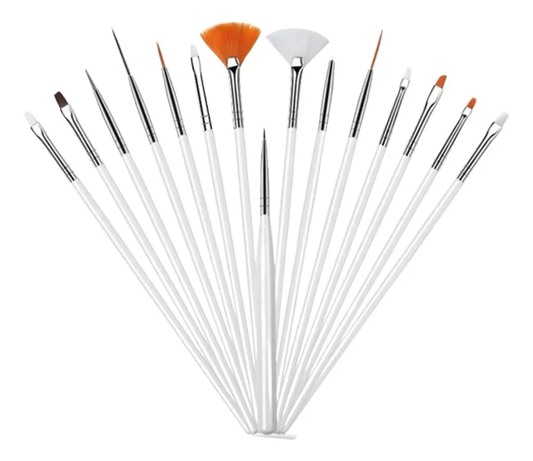 Kit De Decoracion Para Manicura Pintar Dibujar Pinceles