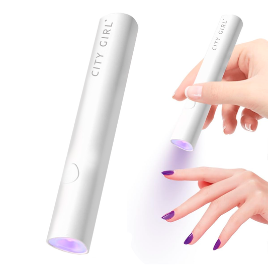 Lampara Cabina Uv Led Inalámbrica Profesional City Girl Soft Gel