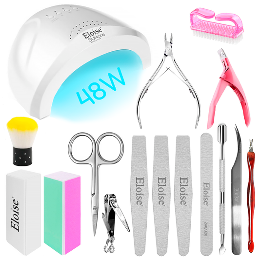 Kit Uñas Manicura Semipermanente Completo Cabina Profesional