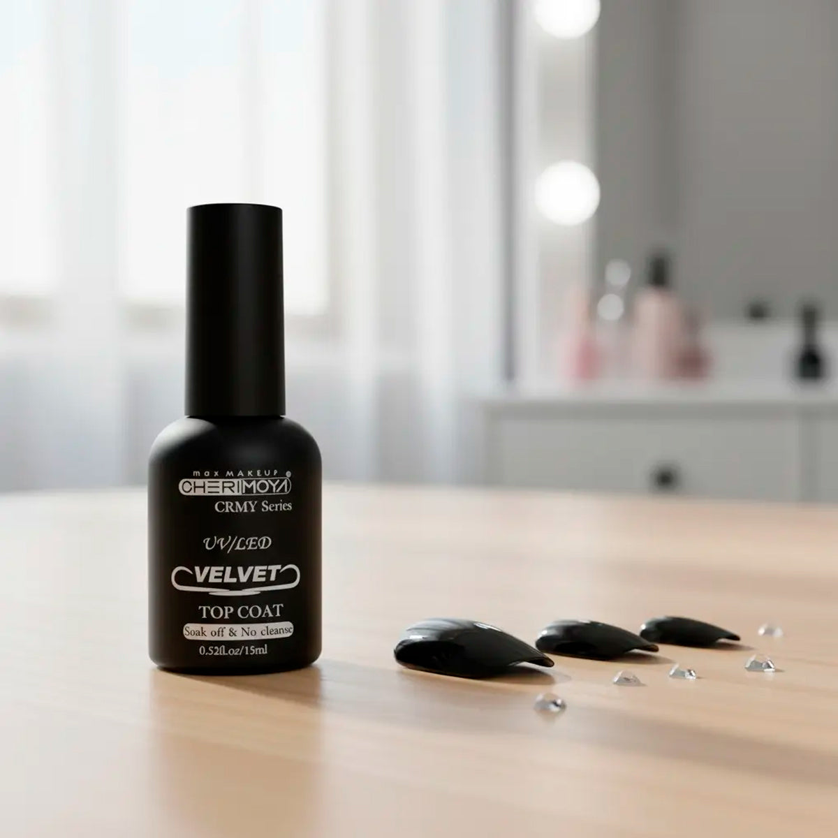 Top Coat Cherimoya Velvet /activador/temperd X1 Unidad