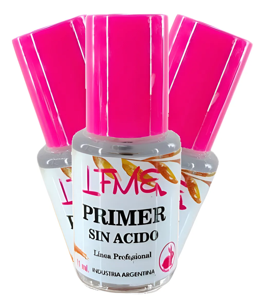 Esmalte Primer Sin Acido Para Uñas Semipermanentes Led Uv Agua