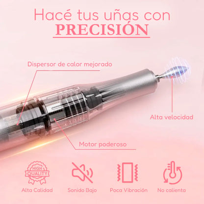 Torno Uñas Inalámbrico Usb Manicura City Girl 45000 Rpm