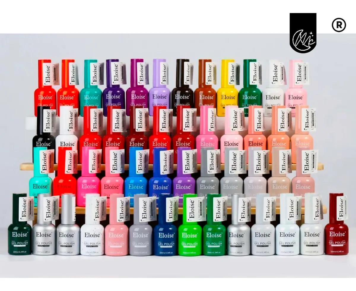 Kit X6 Esmaltes Color Semipermanente Eloíse Uv Uñas Manicura A Elección