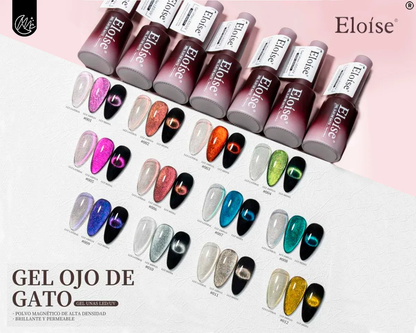Esmalte Magnetico Gel Semipermanente Ojo Gato Kit X6