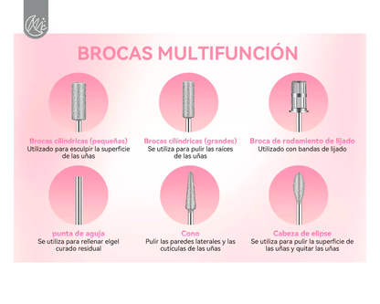 Torno Lapiz Inalambrico Uñas Manicura Pedicura Profesional