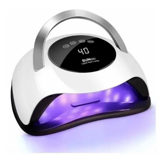 Cabina secadora de uñas LED 120W SUNUV BQ5T 24 lámparas blanca con timer