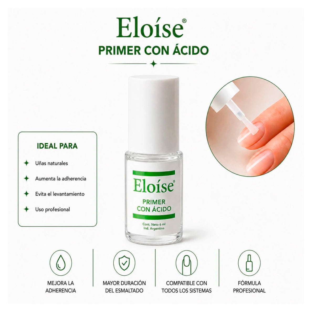 Primer con acido 6ml ELOISE